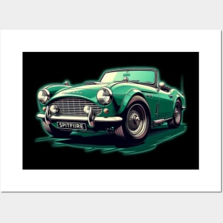 Triumph Spitfire Posters and Art